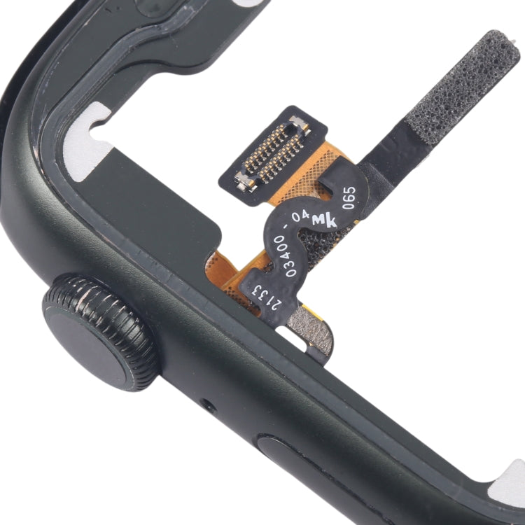 For Apple Watch Series 7 45MM GPS Aluminium Alloy Middle Frame Bezel Plate with Crown Spin Axis Flex Cable(Green) - Middle Frame by PMC TechLife | Online Shopping South Africa | PMC TechLife | Buy Now Pay Later Mobicred