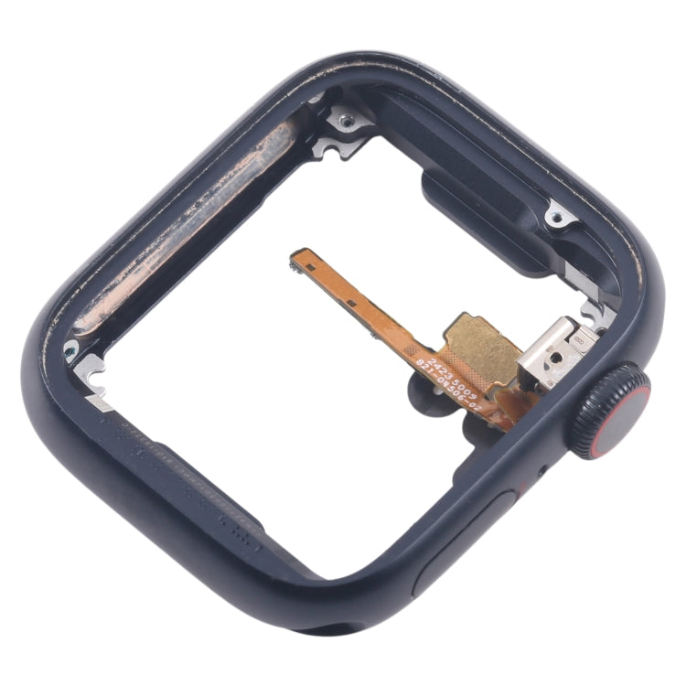 For Apple Watch Series 7 / 8 / 9 41MM LTE Aluminium Alloy Middle Frame Bezel Plate with Crown Spin Axis Flex Cable(Midnight) - Middle Frame by PMC Jewellery | Online Shopping South Africa | PMC Jewellery | Buy Now Pay Later Mobicred