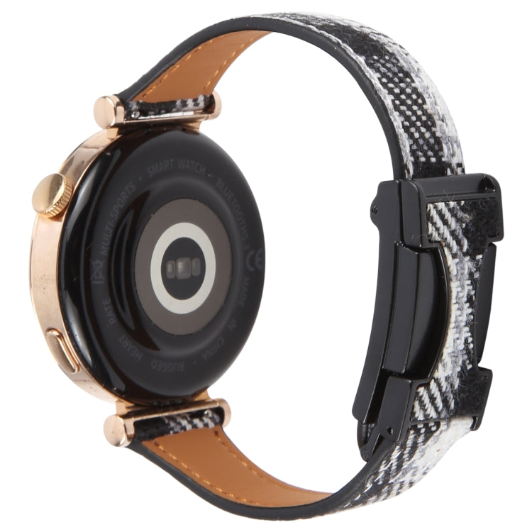 18mm Universal Slim Magnetic Buckle Napped Fabric Leather Watch Band(Grey) - free shipping - PMc TechLife - Order now!