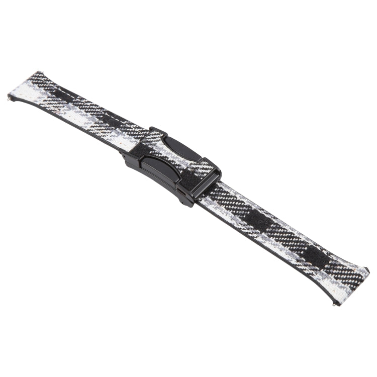 18mm Universal Slim Magnetic Buckle Napped Fabric Leather Watch Band(Grey) - free shipping - PMc TechLife - Order now!
