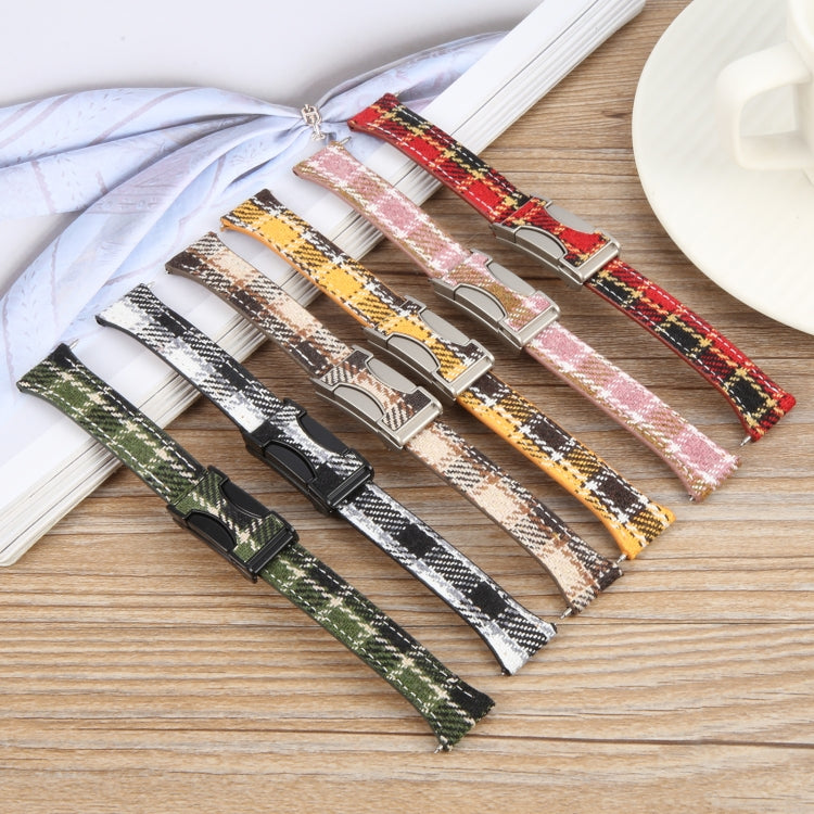 18mm Universal Slim Magnetic Buckle Napped Fabric Leather Watch Band(Grey) - free shipping - PMc TechLife - Order now!