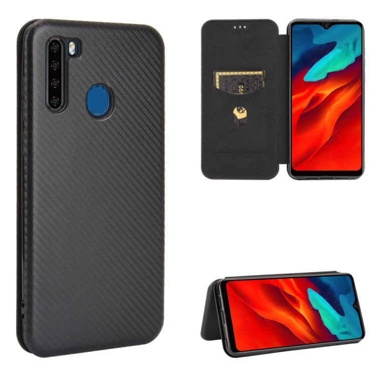 For Blackview A80 Pro Carbon Fiber Texture Horizontal Flip TPU + PC + PU Leather Case with Card Slot(Black) - More Brand by PMC Jewellery | Online Shopping South Africa | PMC Jewellery | Buy Now Pay Later Mobicred