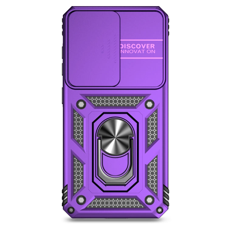 For Samsung Galaxy S25+ 5G Sliding Camshield Holder Phone Case(Purple) - Galaxy S25+ 5G Cases by PMC Jewellery | Online Shopping South Africa | PMC Jewellery | Buy Now Pay Later Mobicred