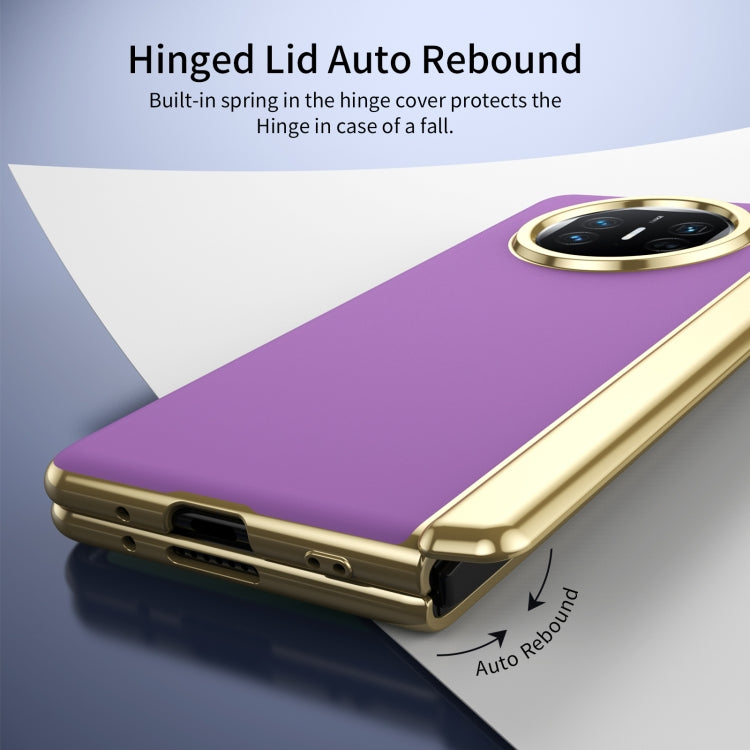 For Huawei Mate X5 Integrated AG Frosted Vacuum Plating Phone Case(Purple) - Huawei Cases by PMC TechLife | Online Shopping South Africa | PMC TechLife | Buy Now Pay Later Mobicred