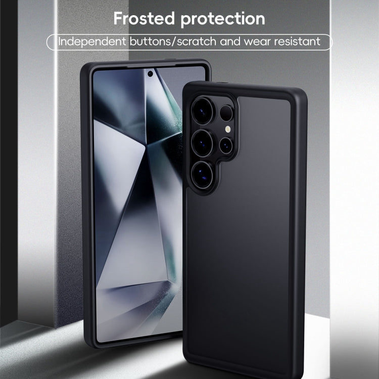 For Samsung Galaxy S25 5G Skin Feel Phone Case(Black) - Galaxy S25 5G Cases by PMC Jewellery | Online Shopping South Africa | PMC Jewellery | Buy Now Pay Later Mobicred