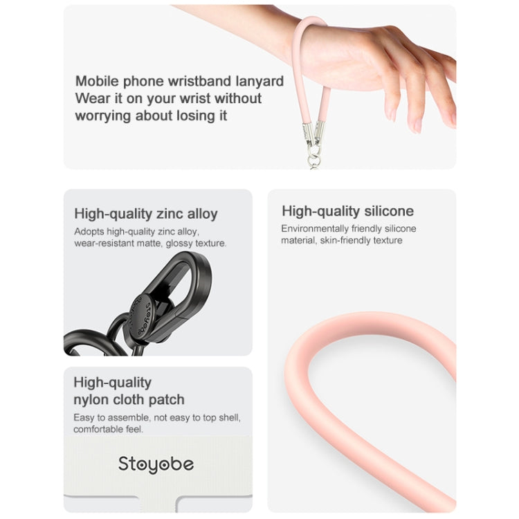 DUX DUICS Stoyobe PL-II Universal Silicone Phone Wrist Strap Anti-lost Lanyard(Purple) - Lanyards & Wrist Straps by DUX DUCIS | Online Shopping South Africa | PMc TechLife | Buy Now Pay Later Mobicred