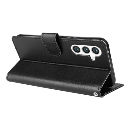 For Samsung Galaxy S25 5G 3-Card Slots Multifunctional Leather Phone Case(Black) - Galaxy S25 5G Cases by PMC Jewellery | Online Shopping South Africa | PMC Jewellery | Buy Now Pay Later Mobicred