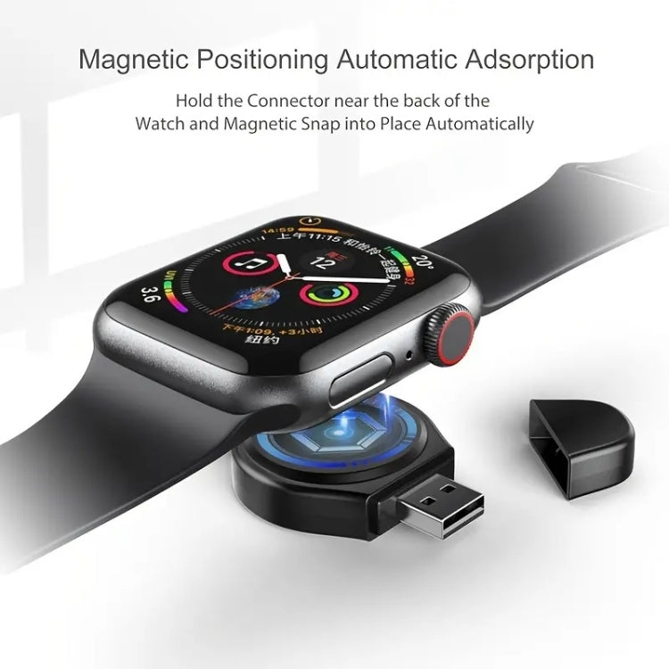 For Apple Watch Series A01 Portable Wireless Charger(White) - Charger / Holder by PMC TechLife | Online Shopping South Africa | PMC TechLife | Buy Now Pay Later Mobicred