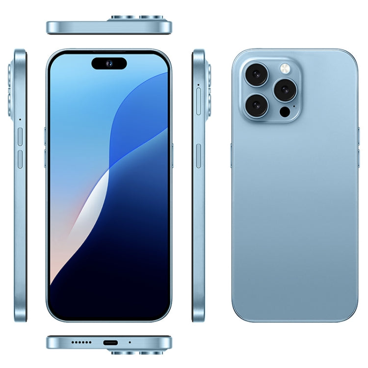 U218 / i16 Pro Max, 1GB+16GB, 6.6 inch Android 8.1 MTK6580A Quad Core, OTG, Network: 3G, Dual SIM, Plug:EU Plug(Blue) - free shipping - PMc TechLife - Order now!