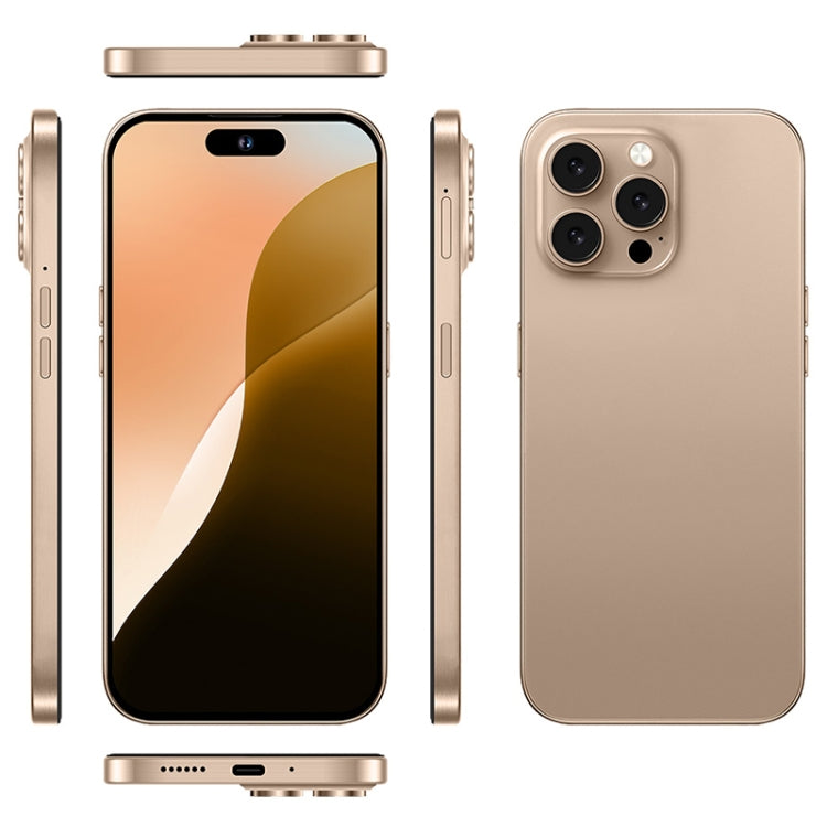 U218 / i16 Pro Max, 1GB+16GB, 6.6 inch Android 8.1 MTK6580A Quad Core, OTG, Network: 3G, Dual SIM, Plug:US Plug(Desert Gold) - free shipping - PMc TechLife - Order now!