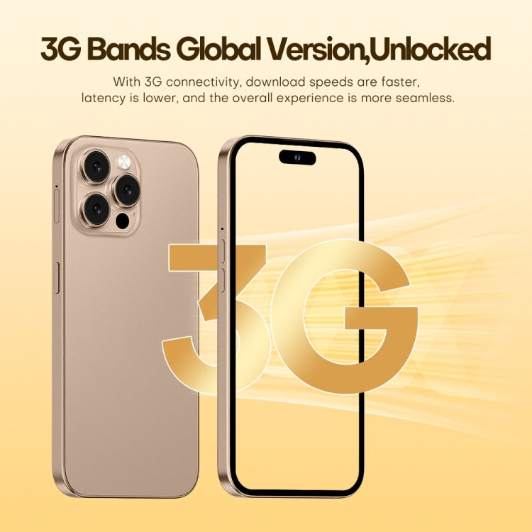U218 / i16 Pro Max, 1GB+16GB, 6.6 inch Android 8.1 MTK6580A Quad Core, OTG, Network: 3G, Dual SIM, Plug:US Plug(Desert Gold) - free shipping - PMc TechLife - Order now!