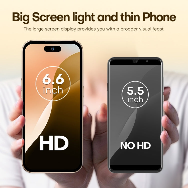 U218 / i16 Pro Max, 1GB+16GB, 6.6 inch Android 8.1 MTK6580A Quad Core, OTG, Network: 3G, Dual SIM, Plug:AU Plug(Black) - free shipping - PMc TechLife - Order now!