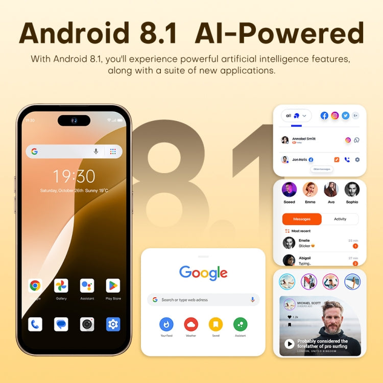 U218 / i16 Pro Max, 1GB+16GB, 6.6 inch Android 8.1 MTK6580A Quad Core, OTG, Network: 3G, Dual SIM, Plug:AU Plug(Desert Gold) - free shipping - PMc TechLife - Order now!