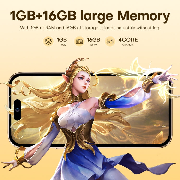 U218 / i16 Pro Max, 1GB+16GB, 6.6 inch Android 8.1 MTK6580A Quad Core, OTG, Network: 3G, Dual SIM, Plug:US Plug(Black) - free shipping - PMc TechLife - Order now!