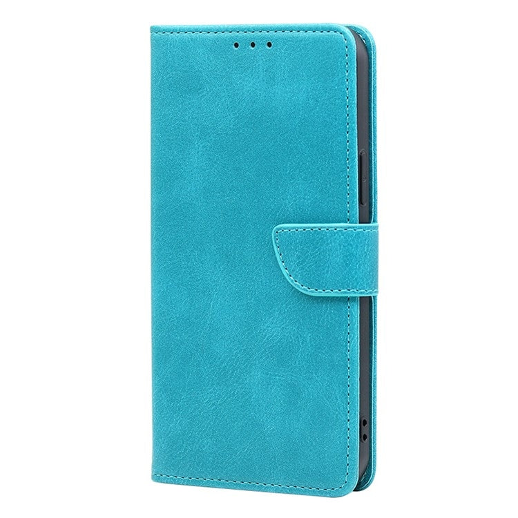 For Samsung Galaxy S25 Ultra 5G Calf Texture Buckle Flip Leather Phone Case(Light Blue) - Galaxy S25 Ultra 5G Cases by PMC Jewellery | Online Shopping South Africa | PMC Jewellery | Buy Now Pay Later Mobicred