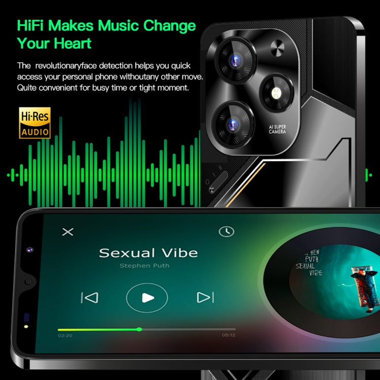 Povo6 Neo / DP29, 1GB+16GB, Face Identification, 5.0 inch Android 8.1 MTK6580M Quad Core, Network: 3G, Dual SIM, Plug:US Plug(Black) - free shipping - PMc TechLife - Order now!