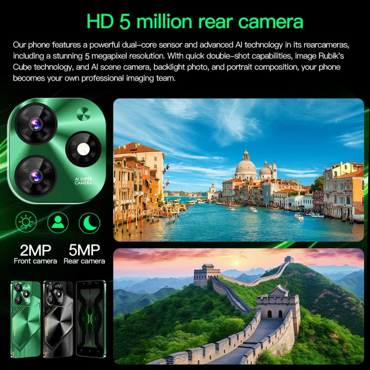 Povo6 Neo / DP29, 1GB+16GB, Face Identification, 5.0 inch Android 8.1 MTK6580M Quad Core, Network: 3G, Dual SIM, Plug:EU Plug(Black) - free shipping - PMc TechLife - Order now!