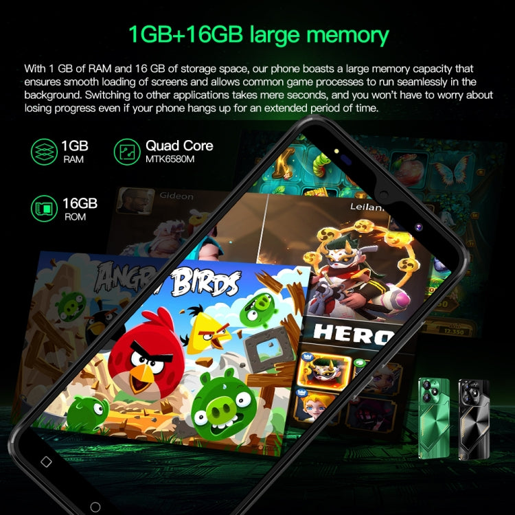 Povo6 Neo / DP29, 1GB+16GB, Face Identification, 5.0 inch Android 8.1 MTK6580M Quad Core, Network: 3G, Dual SIM, Plug:US Plug(Black) - free shipping - PMc TechLife - Order now!
