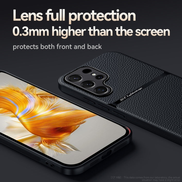 For Samsung Galaxy S25 Ultra 5G Litchi Leather Magnetic Full Coverage Shockproof Phone Case(Green) - free shipping - PMC Jewellery - Order now!