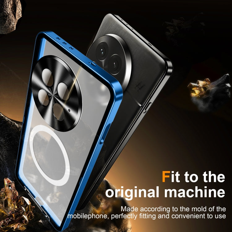 For OnePlus 13 MagSafe Magnetic Frosted Metal Phone Case(Silver) - OnePlus Cases by PMC TechLife | Online Shopping South Africa | PMC TechLife | Buy Now Pay Later Mobicred