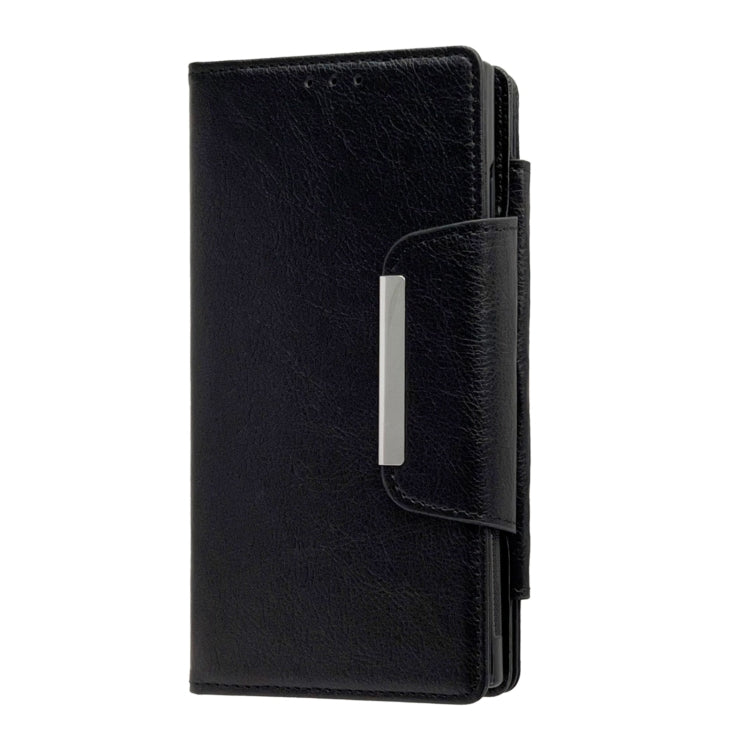 For Samsung Galaxy S25 Ultra 5G Multifunctional 7-Card Wallet Leather Phone Case(Black) - Galaxy S25 Ultra 5G Cases by PMC Jewellery | Online Shopping South Africa | PMC Jewellery | Buy Now Pay Later Mobicred