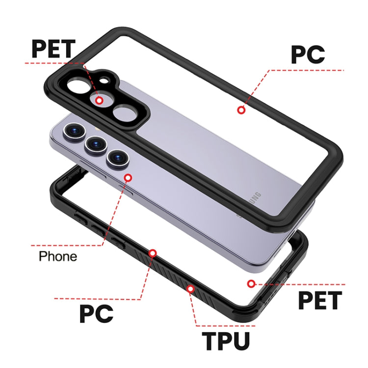 For Samsung Galaxy S24 FE 5G RedPepper Shockproof IP68 Waterproof PC Hybrid TPU Phone Case(Black) - Galaxy S24 FE 5G Cases by RedPepper | Online Shopping South Africa | PMc TechLife | Buy Now Pay Later Mobicred