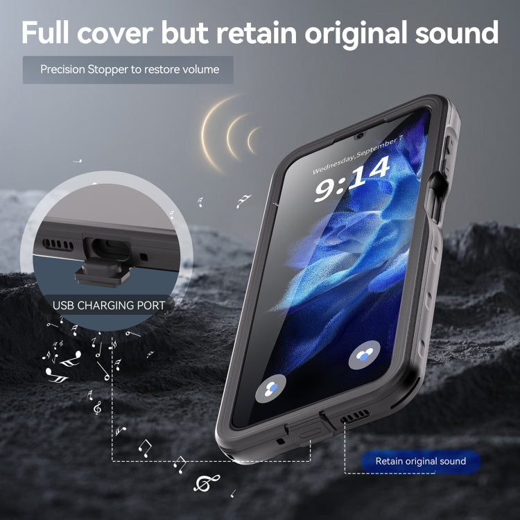 For Samsung Galaxy A16 5G / 4G RedPepper IP68 Waterproof PC Hybrid TPU Phone Case(Black) - Galaxy Phone Cases by RedPepper | Online Shopping South Africa | PMc TechLife | Buy Now Pay Later Mobicred