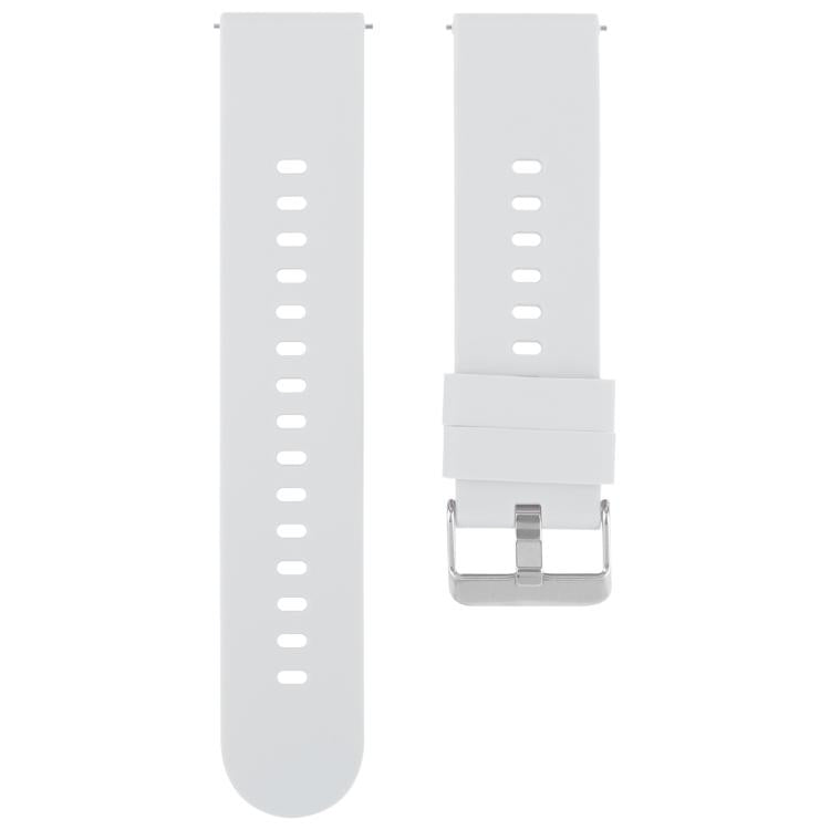 18mm Solid Color Steel Buckle Silicone Watch Band(Starlight) - free shipping - PMc TechLife - Order now!