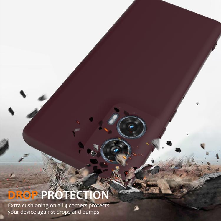 For Motorola Edge 50 Fusion Shockproof Silicone Magsafe Phone Case(Plum Color) - free shipping - PMC TechLife - Order now!