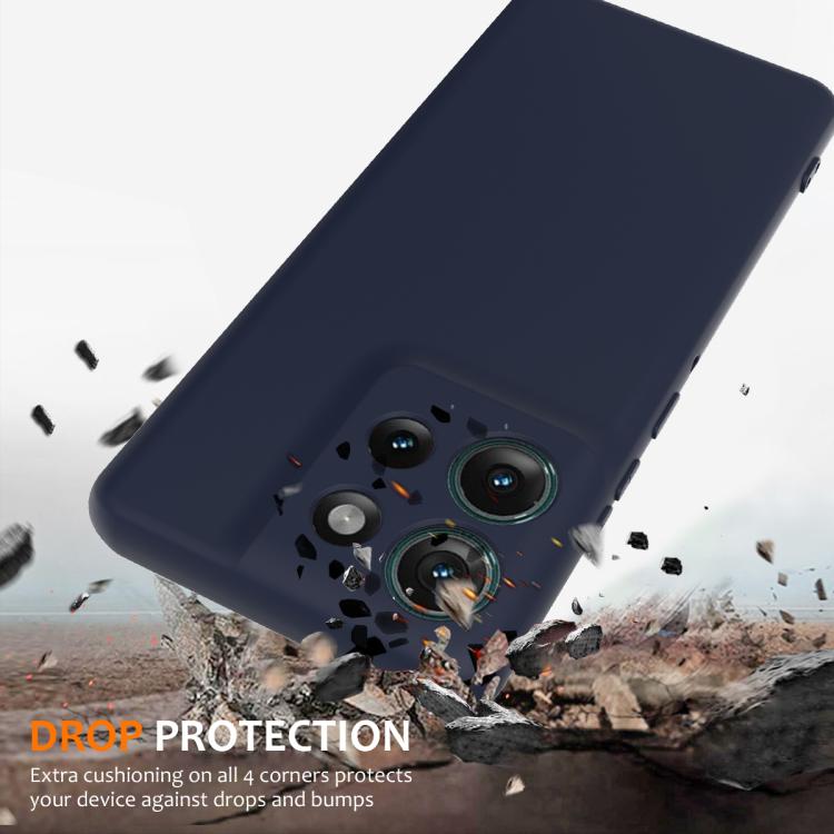 For Motorola Edge 50 5G Shockproof Silicone Magsafe Phone Case(Navy Blue) - free shipping - PMC TechLife - Order now!