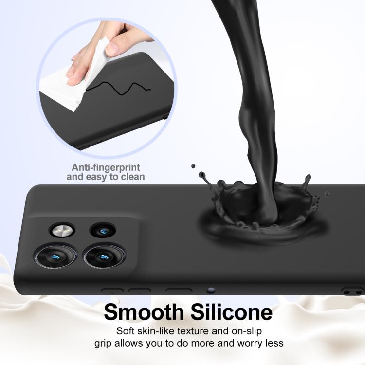 For Motorola Edge 50 Neo / Moto S50 Shockproof Silicone Magsafe Phone Case(Black) - free shipping - PMC TechLife - Order now!