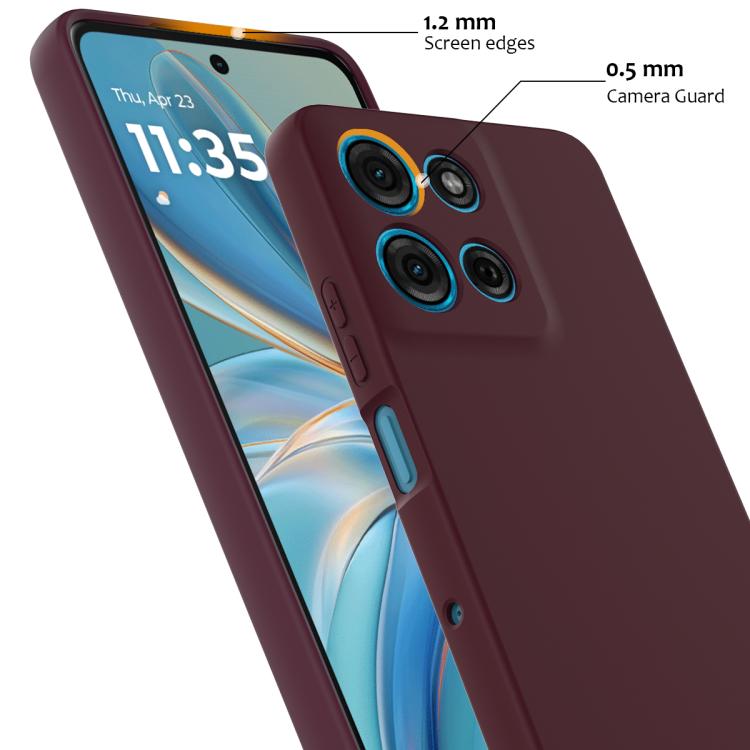 For Motorola Moto G15 / G15 Power Shockproof Silicone Magsafe Phone Case(Plum Color) - free shipping - PMC TechLife - Order now!