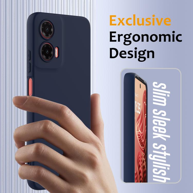 For Motorola Moto G35 5G Shockproof Silicone Magsafe Phone Case(Navy Blue) - free shipping - PMC TechLife - Order now!