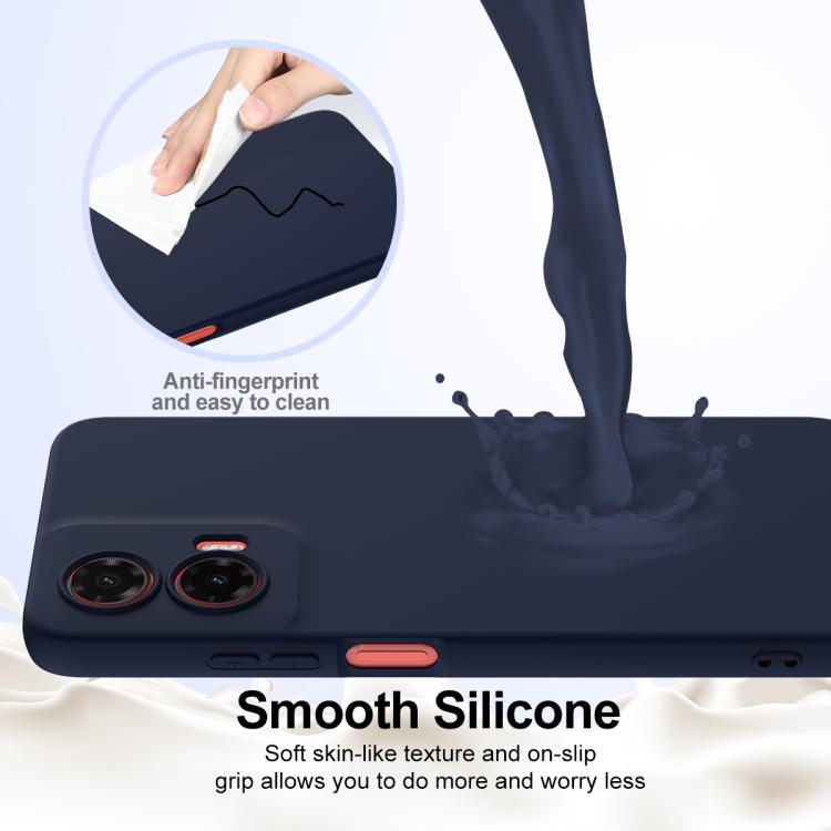 For Motorola Moto G35 5G Shockproof Silicone Magsafe Phone Case(Navy Blue) - free shipping - PMC TechLife - Order now!