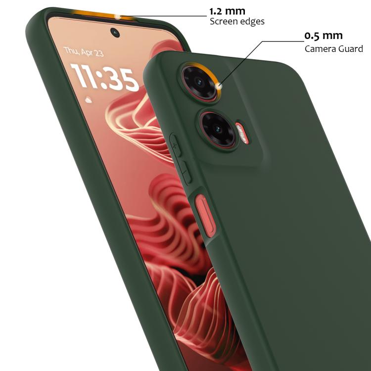 For Motorola Moto G35 5G Shockproof Silicone Magsafe Phone Case(Dark Green) - free shipping - PMC TechLife - Order now!
