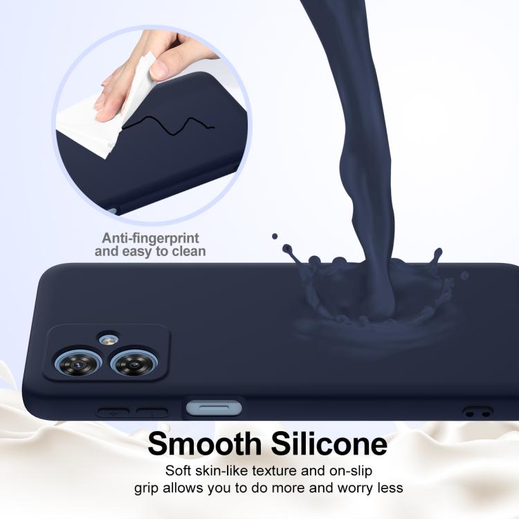 For Motorola Moto G54 / G54 Power Shockproof Silicone Magsafe Phone Case(Navy Blue) - free shipping - PMC TechLife - Order now!