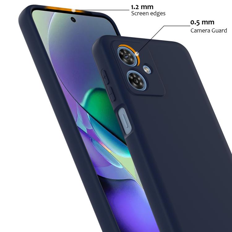 For Motorola Moto G54 / G54 Power Shockproof Silicone Magsafe Phone Case(Navy Blue) - free shipping - PMC TechLife - Order now!
