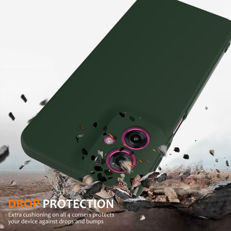 For Motorola Moto G55 5G Shockproof Silicone Magsafe Phone Case(Dark Green) - free shipping - PMC TechLife - Order now!