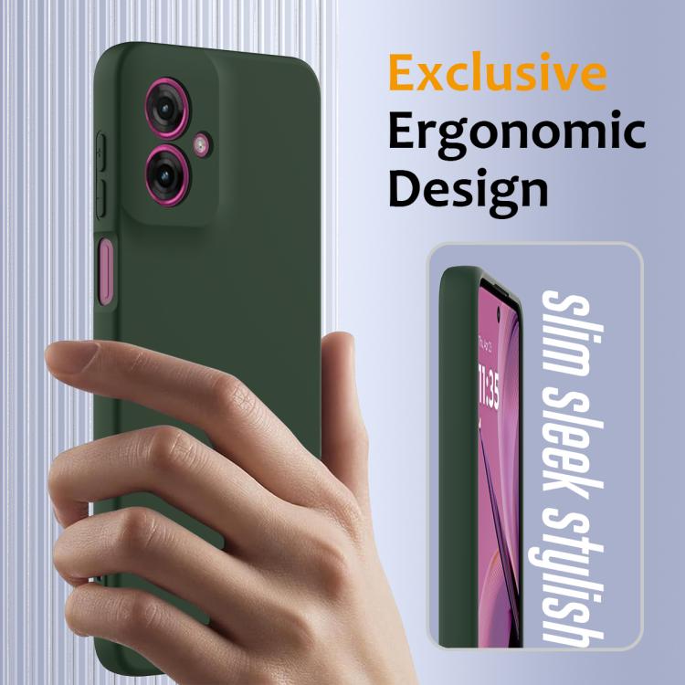 For Motorola Moto G55 5G Shockproof Silicone Magsafe Phone Case(Dark Green) - free shipping - PMC TechLife - Order now!
