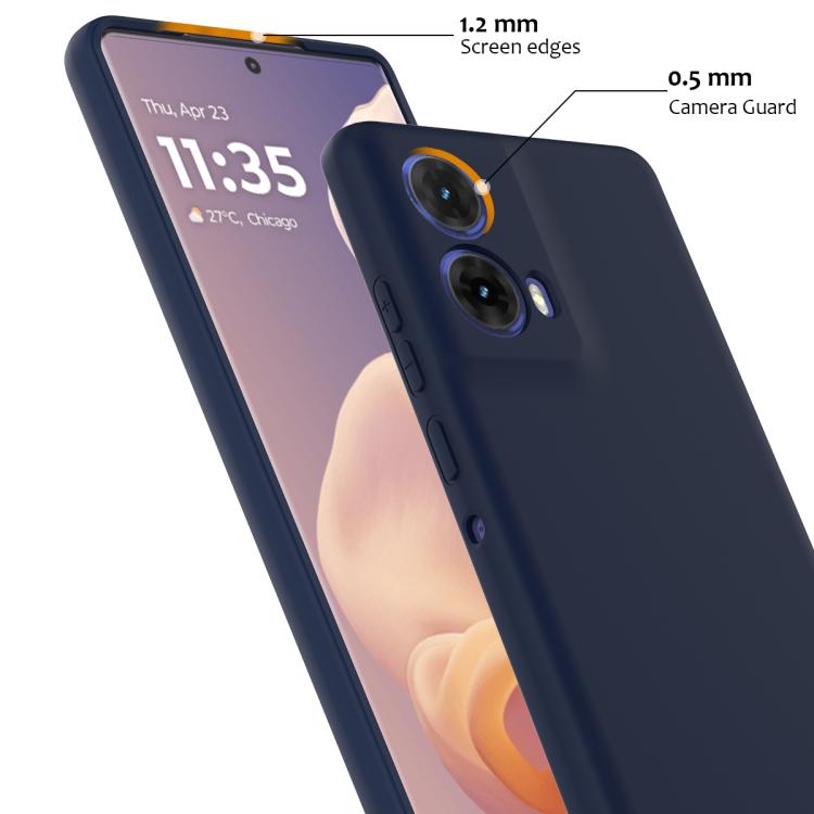 For Motorola Moto G85 / S50 Neo 5G Shockproof Silicone Magsafe Phone Case(Navy Blue) - free shipping - PMC TechLife - Order now!