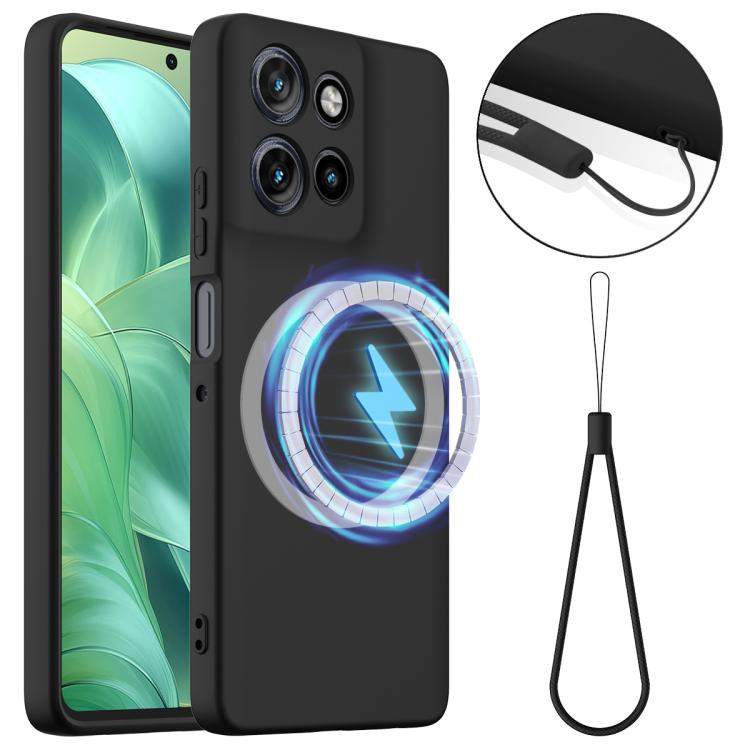 For Motorola Moto G Power 2025 Shockproof Silicone Magsafe Phone Case(Black) - free shipping - PMC TechLife - Order now!