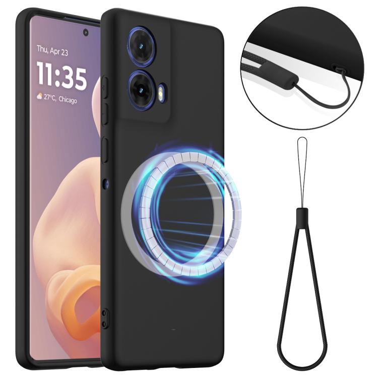 For Motorola Moto G24 4G Shockproof Silicone Magsafe Phone Case(Black) - free shipping - PMC TechLife - Order now!