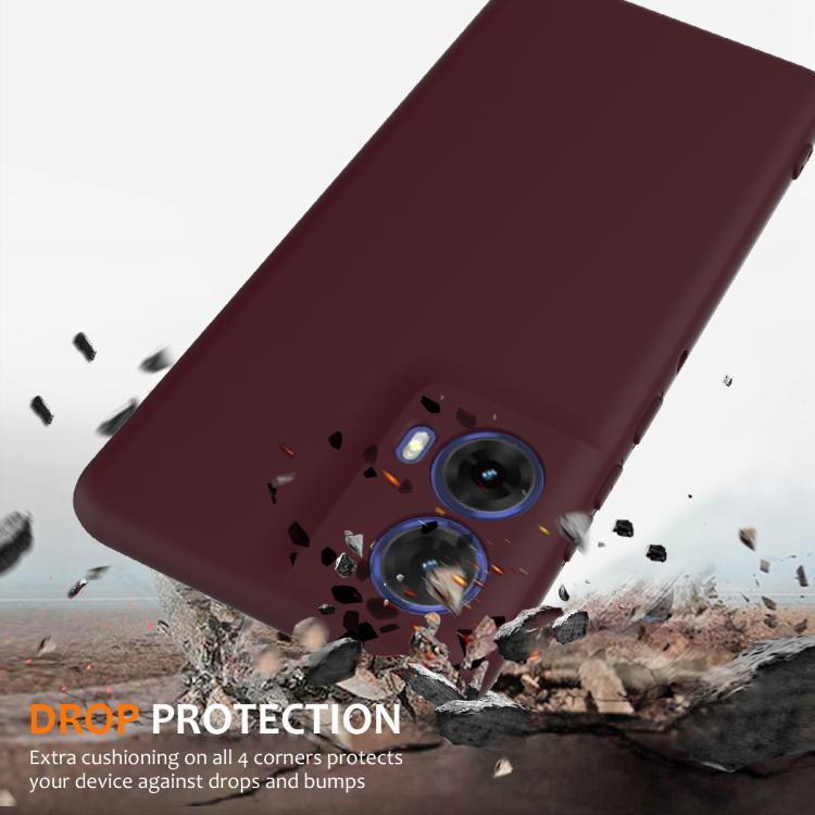 For Motorola Moto G24 4G Shockproof Silicone Magsafe Phone Case(Plum Color) - free shipping - PMC TechLife - Order now!