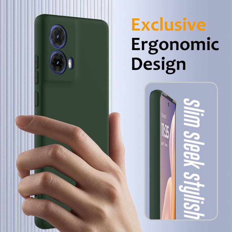 For Motorola Moto G34 / G45 5G Shockproof Silicone Magsafe Phone Case(Dark Green) - free shipping - PMC TechLife - Order now!