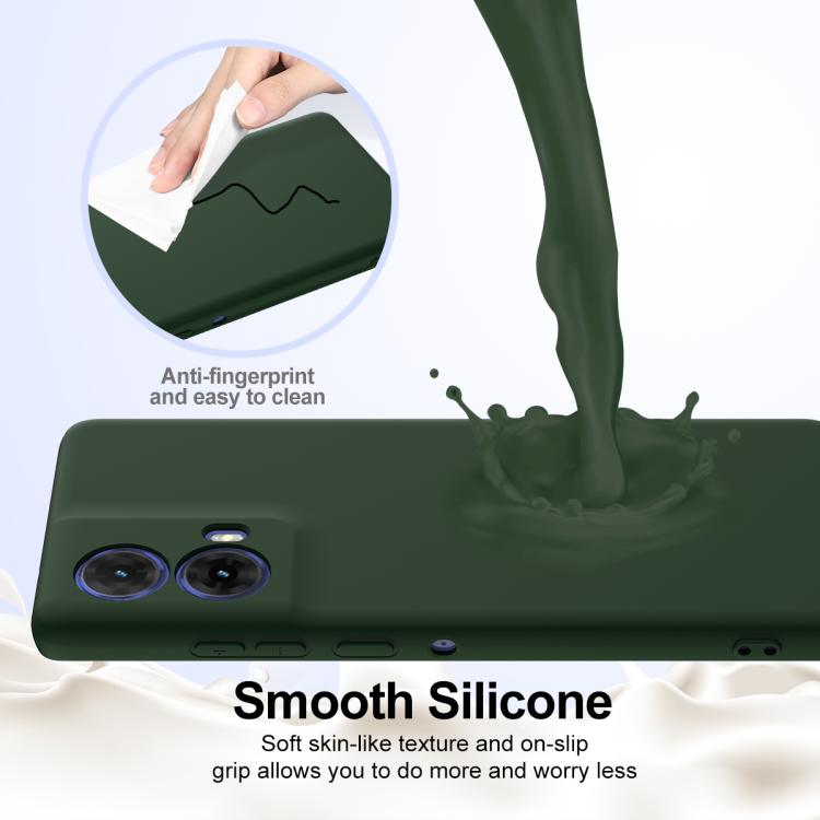 For Motorola Moto G34 / G45 5G Shockproof Silicone Magsafe Phone Case(Dark Green) - free shipping - PMC TechLife - Order now!