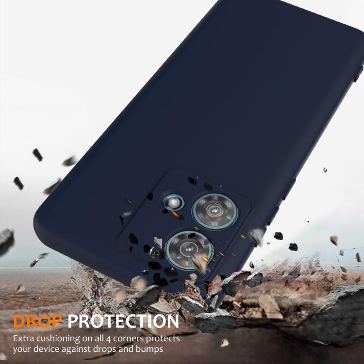 For Motorola Edge 40 Neo Shockproof Silicone Magsafe Phone Case(Navy Blue) - free shipping - PMC TechLife - Order now!