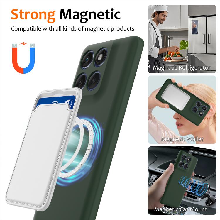 For Motorola Edge 60 / 60s / 60 Fusion Shockproof Silicone Magsafe Phone Case(Dark Green) - free shipping - PMC TechLife - Order now!