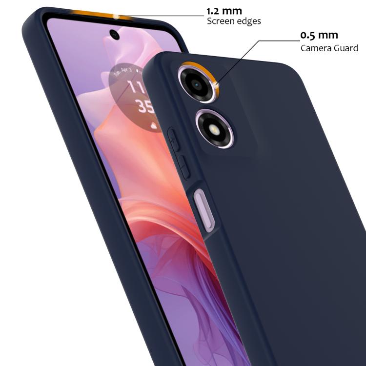 For Motorola Moto G04 / G04s / E14 4G Shockproof Silicone Magsafe Phone Case(Navy Blue) - free shipping - PMC TechLife - Order now!