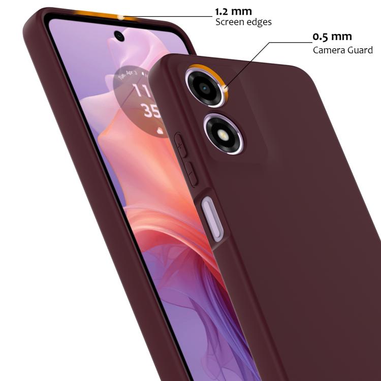 For Motorola Moto G04 / G04s / E14 4G Shockproof Silicone Magsafe Phone Case(Plum Color) - free shipping - PMC TechLife - Order now!