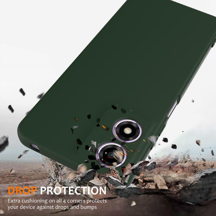 For Motorola Moto G04 / G04s / E14 4G Shockproof Silicone Magsafe Phone Case(Dark Green) - free shipping - PMC TechLife - Order now!